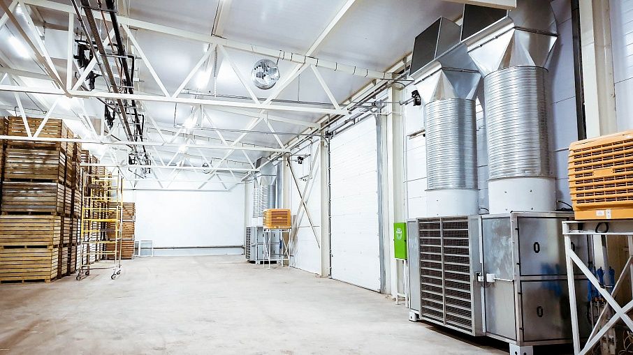 Вентиляционное и холодильное оборудование для картофелехранилища на 1000 тонн
