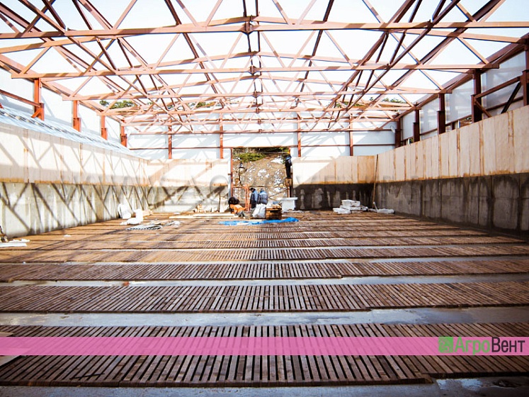Вентиляционная система "Агровент" в овощехранилище на 4000 тонн на острове Сахалин