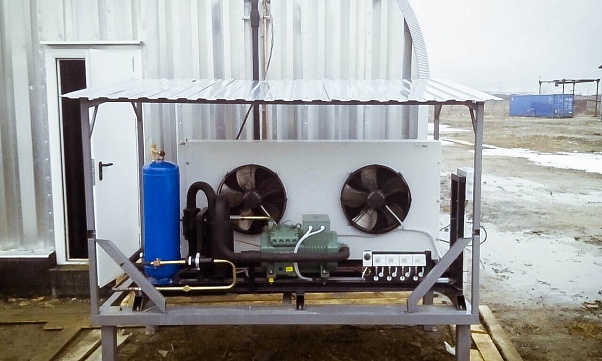 Система охлаждения камер хранения продовольственного яйца на о. Сахалин